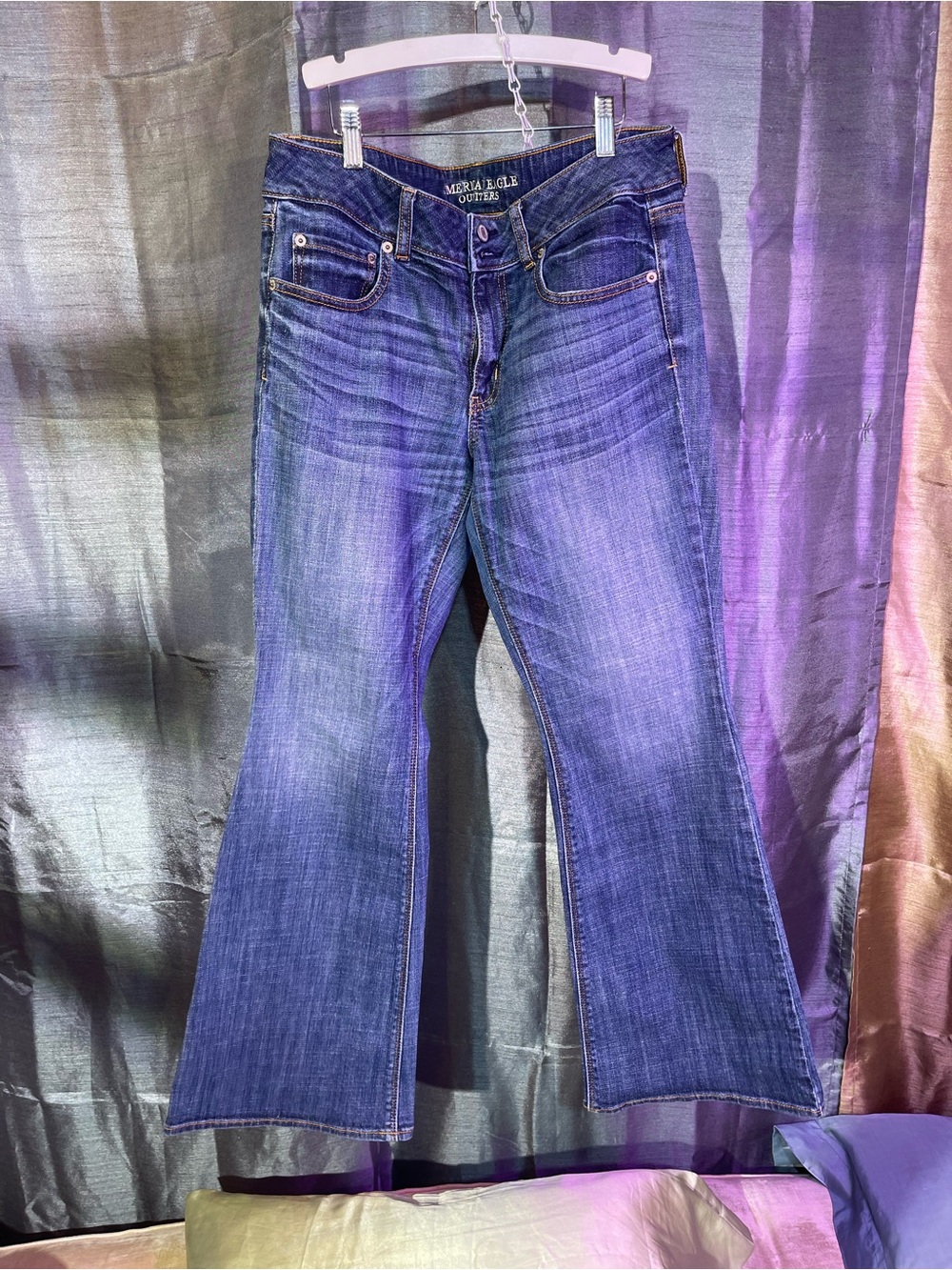 American Eagle Outfitters Indigo Blue Flared Jeans